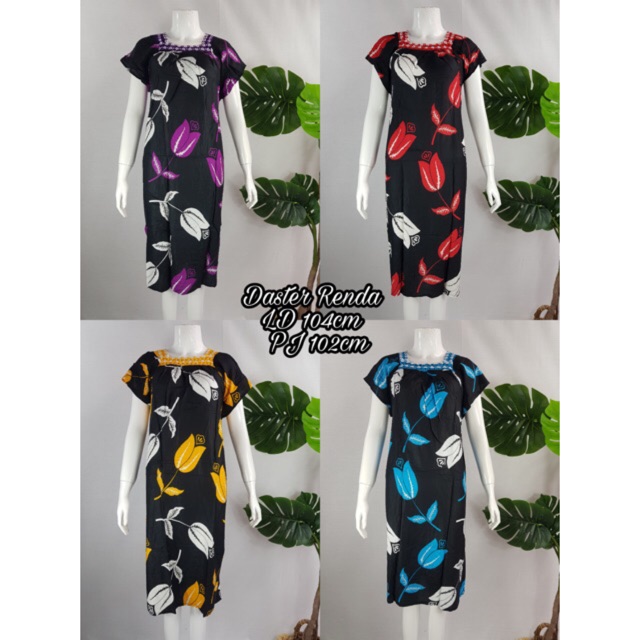 Daster renda batik solo baju tidur renda batik solo piyama daster solo daster pendek batik solo