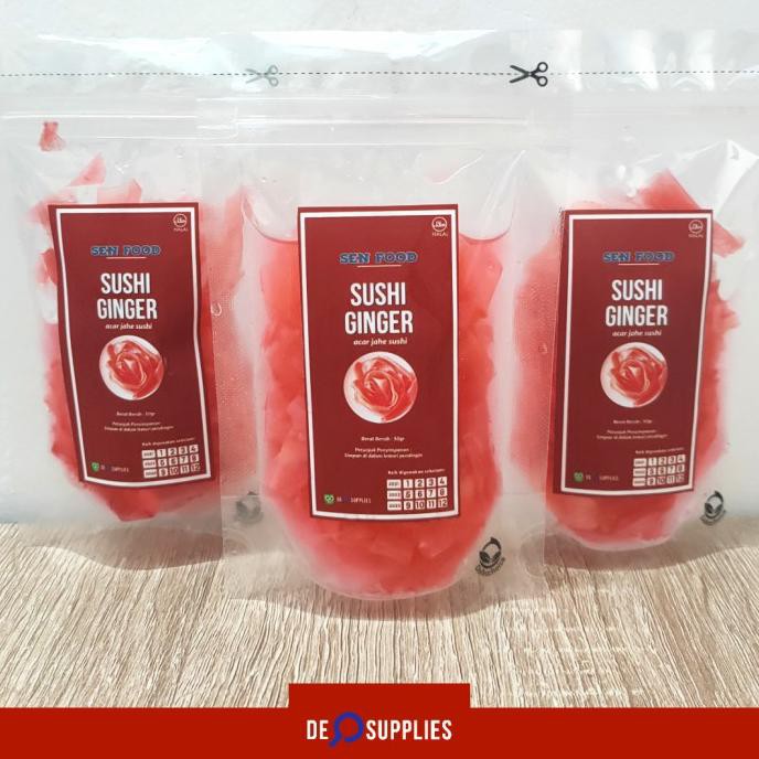 

Sushi Ginger SenFood 50gr - Sushi Gari Pink Acar Jahe Gary Pickled