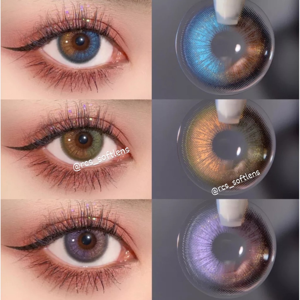 RCS✅ Softlens warna ungu softlens warna gradasi