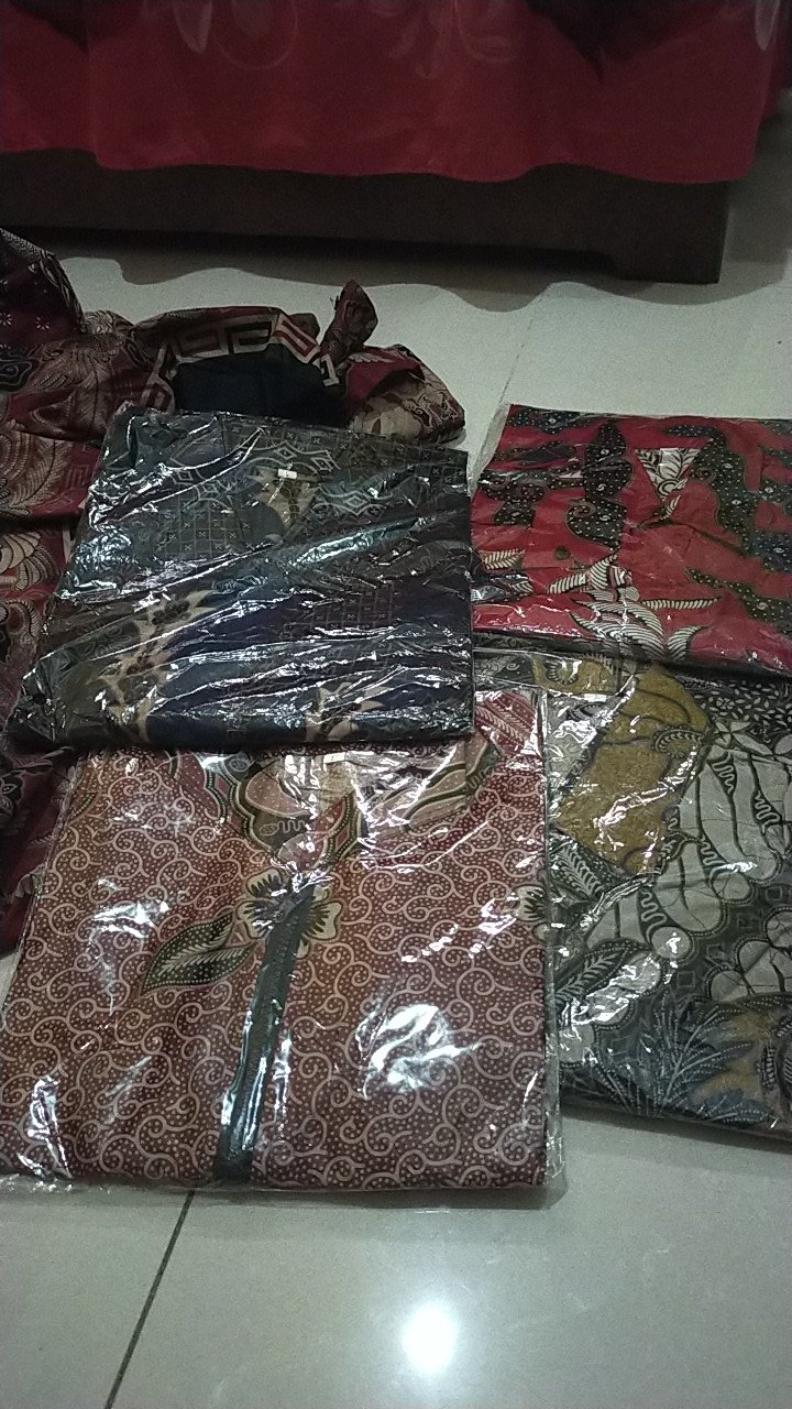 Baju Batik Pria Slimfit Big Size M L Xl Xxl Atasan Kemeja Batik Lengan Panjang Original Atasan Pria
