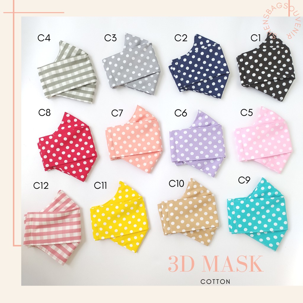 Masker kain 3D , Masker 3D , Masker kain 3ply , masker kain 3 lapis
