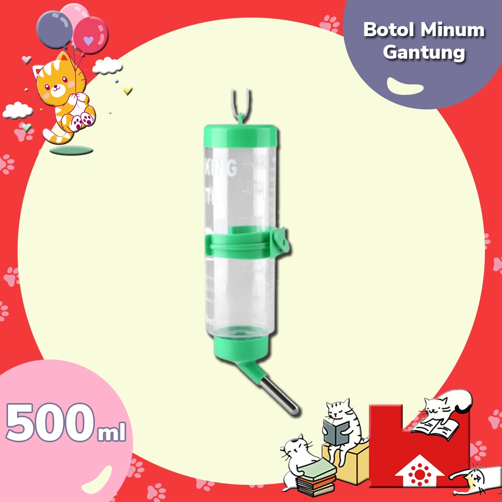 Botol Minum Gantung 500ml - Drinking Water 500 ml