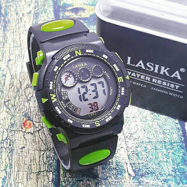 Original Lasika Jam Tangan Anak SD / Remaja Sport Digital