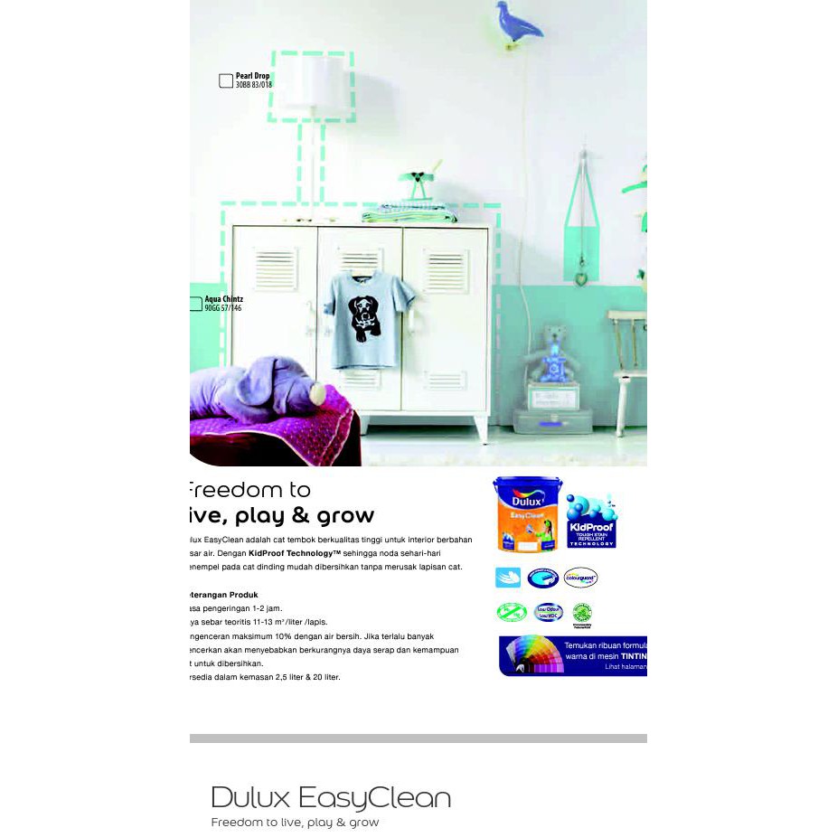 Terhot Cat Interior Dulux Easy Clean