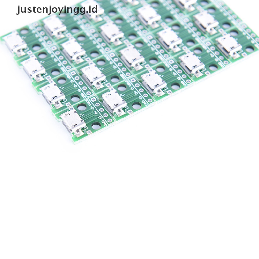 20 Pcs Papan Modul Adapter Konektor Micro Usb Ke Dip 2.54mm Female