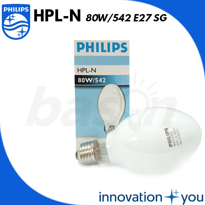 PHILIPS HPL-N 80W 542 E27 SG - Lampu Mercury