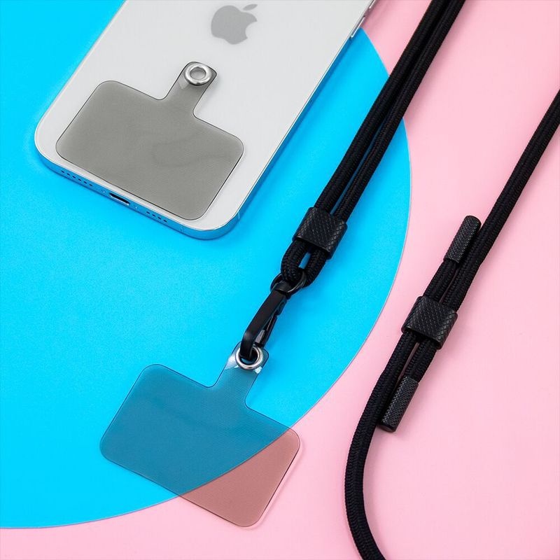 Random Color Plastic Durable Mobile Phone Lanyard Fixed Card / Universal Anti-lost Anti-drop Phone Lanyard Gasket