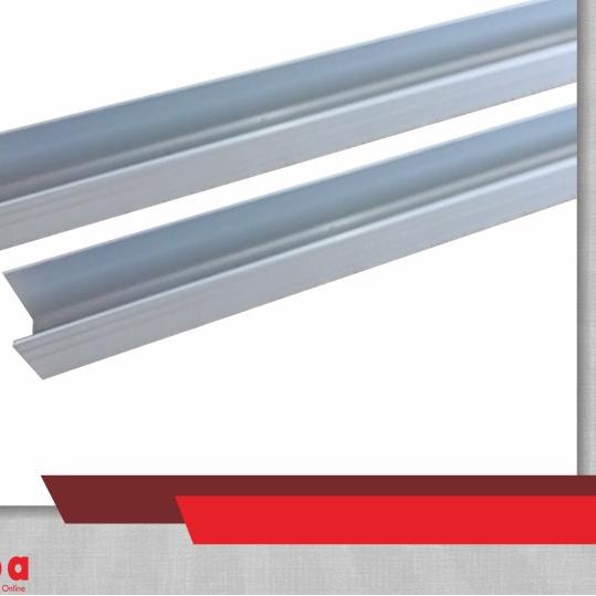 ♤ LIS U ALUMINIUM | U CHANNEL | KANAL U ALUMUNIUM - 1/2 inch ✿