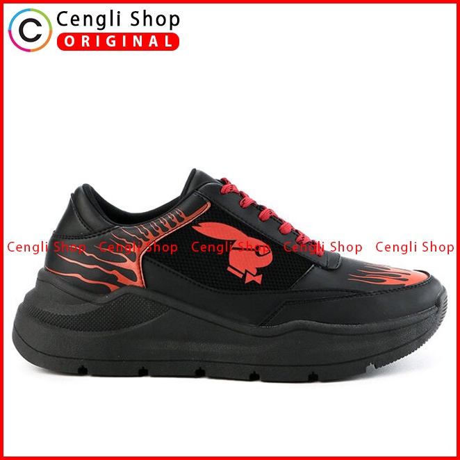 SEPATU SNEAKER PLAYBOY PRIA ORIGINAL CASUAL KETS BRANDED HITAI PL67