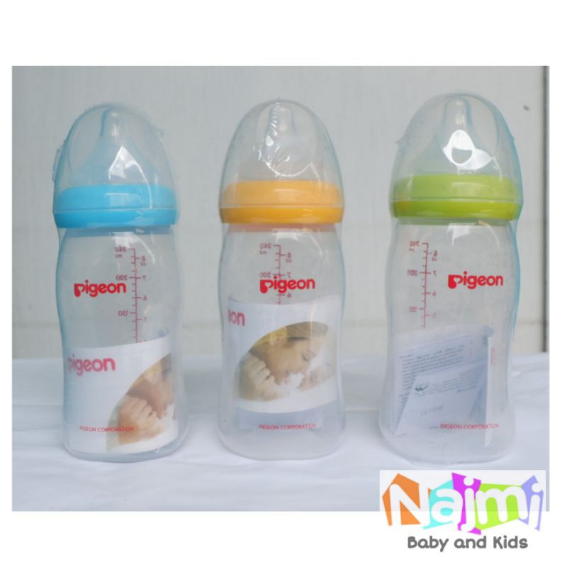 PPWN Pigeon Wide Neck Bottle Soft Touch Peristaltic Plus 160ml 240ml / Botol Susu Dot Wideneck