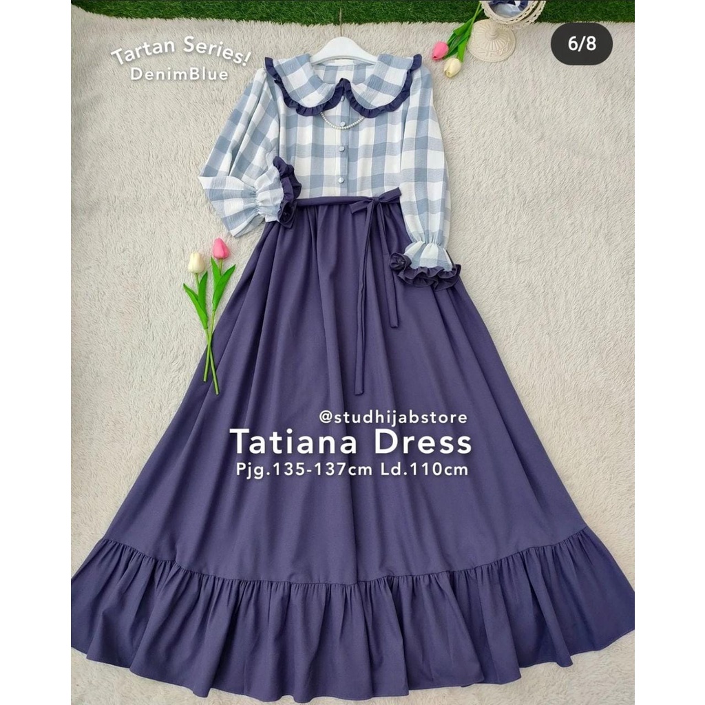 Tatiana Dress/Dress terbaru/Dress remaja/Gamis trending