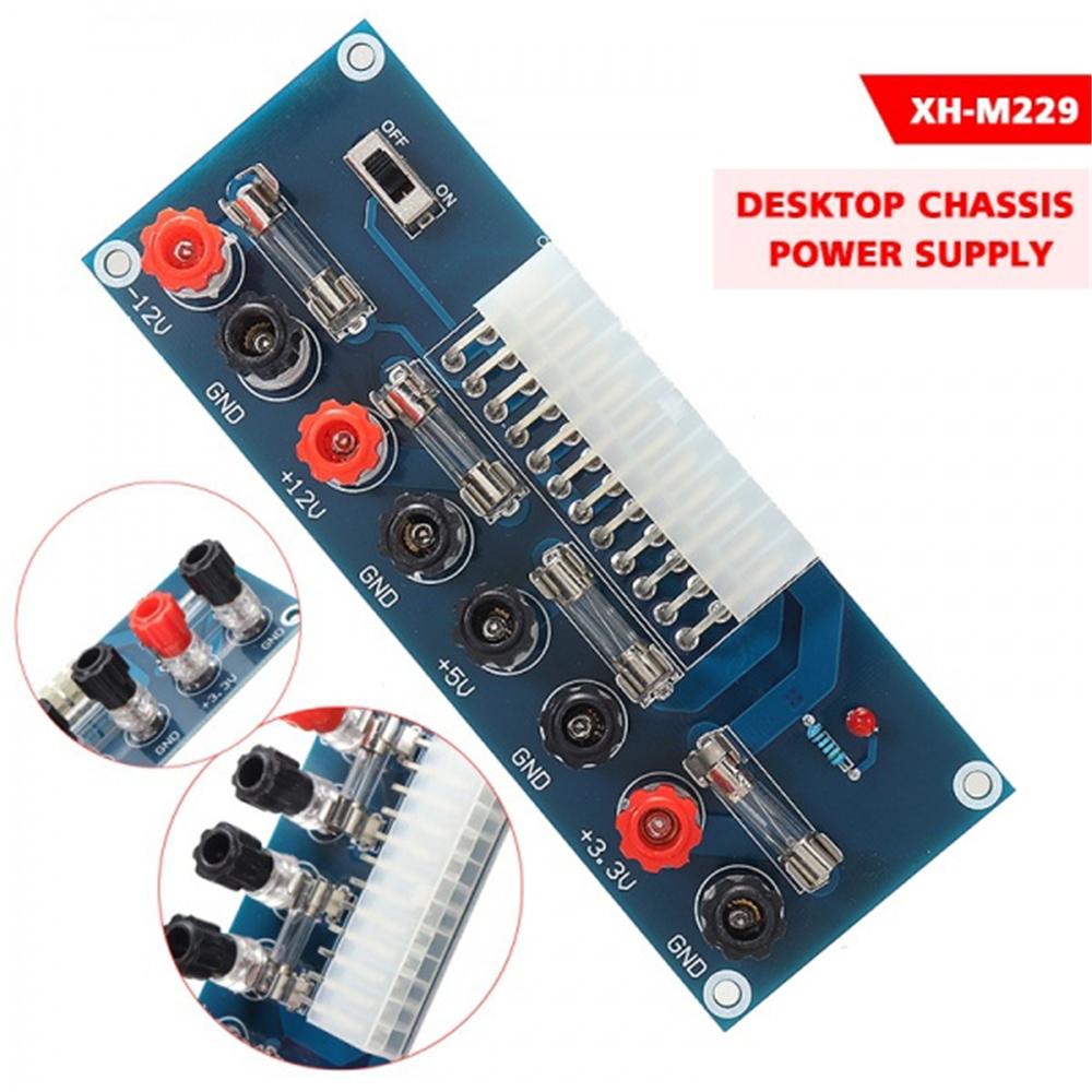 Modul Terminal Agustina Chassis Komputer Desktop PC Chassis Power Papan Lepas Landas XH-M229 Adapter Transfer Output