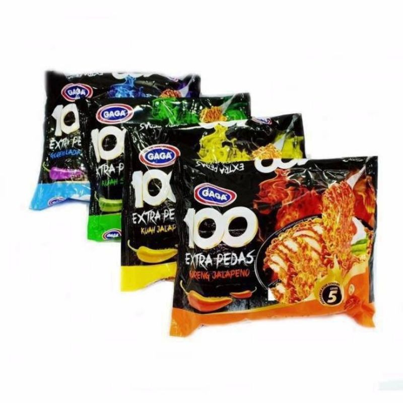 Mie Gaga 100 extra pedas all varian