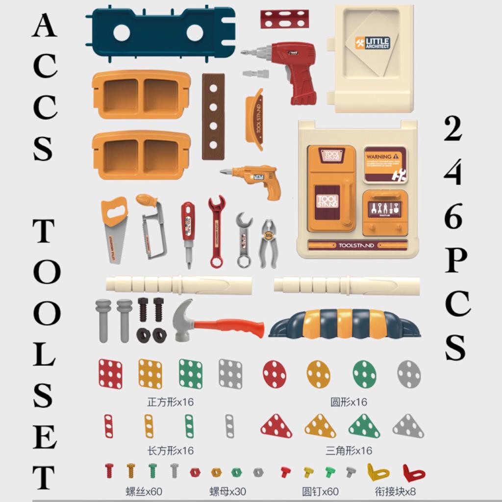 [MS]Mainan tool Stand Workshop Atau ToolSet Dua Sisi / Meja Mekanik