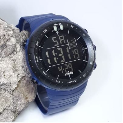 Jam Tangan Pria Sunto core Digital Tahan Air Bulat Cekung