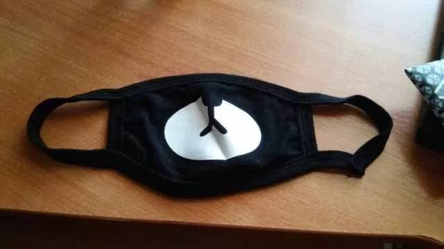 masker mulut beruang / rilakuma mask / pelindung debu motor / outdoor
