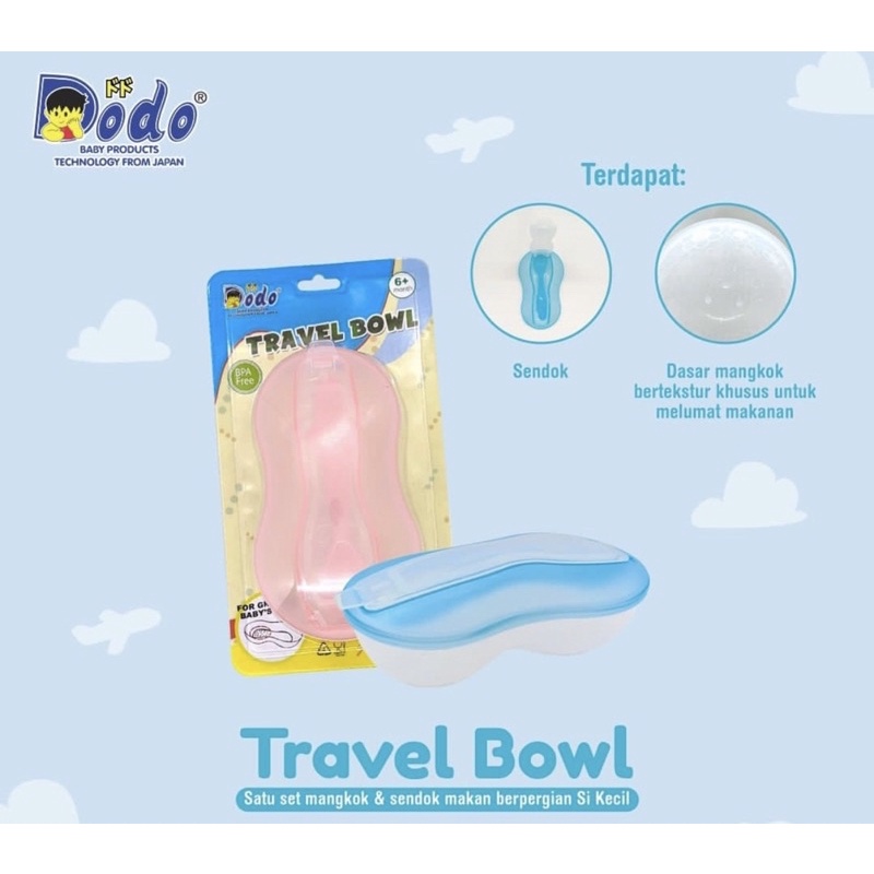 Dodo Travel Bowl - Tempat Makan Bayi