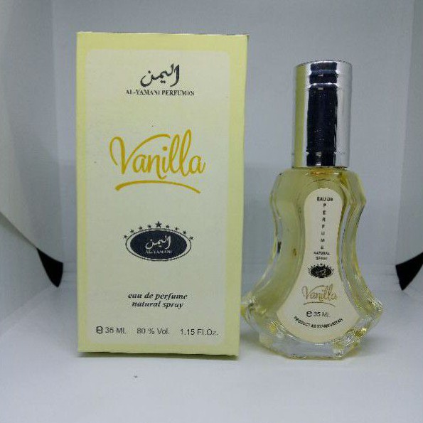 parfum arab 35ml  aroma VANILLA  merk al yamani