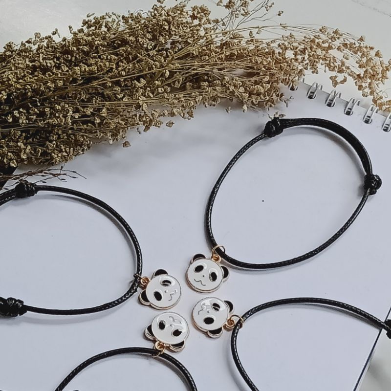 [ Panda ] Gelang Tali Korean Style - Gelang lucu / Bracalets FREE GIFT