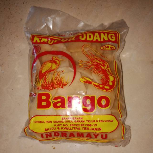 

KRUPUK UDANG MENTAH CAP BANGO