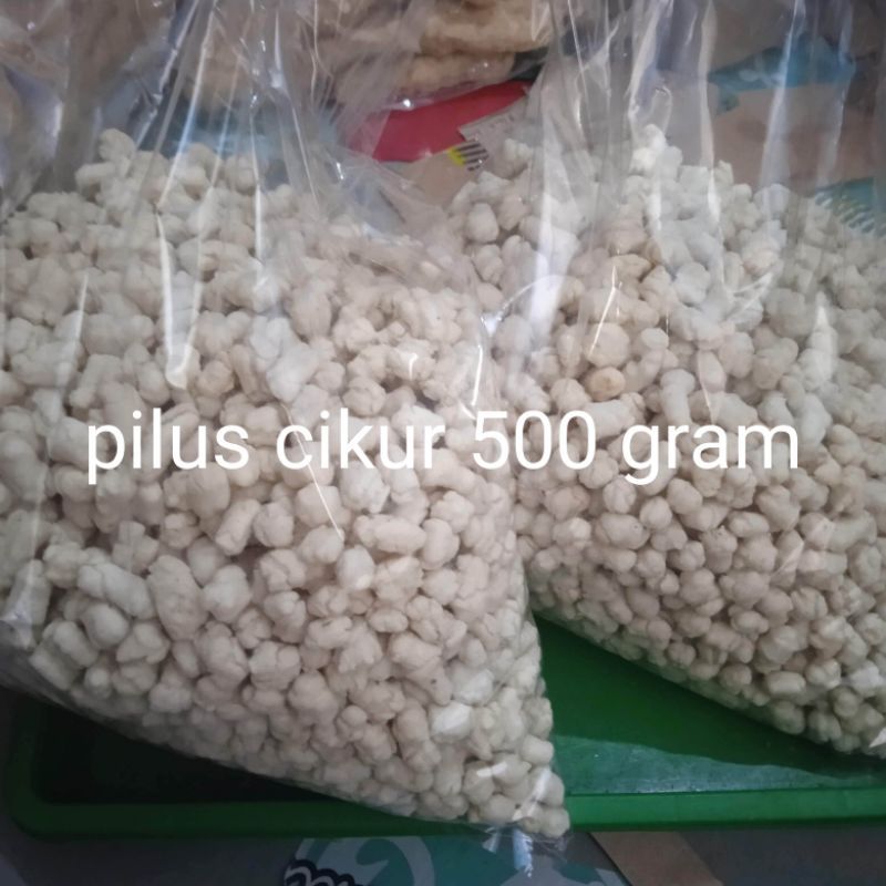 

pilus cikur / cikruk toping baso aci isi 500 gram