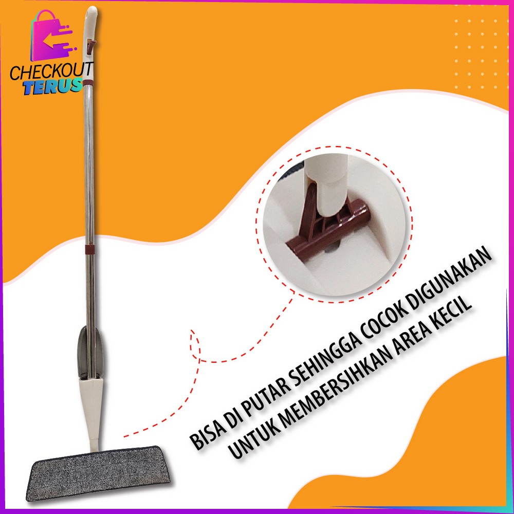 CT C525 Pel Lantai Semprot Otomatis Tanpa Ember Serbaguna Praktis  Alat Pel Lantai Automatic Water Spray Mop