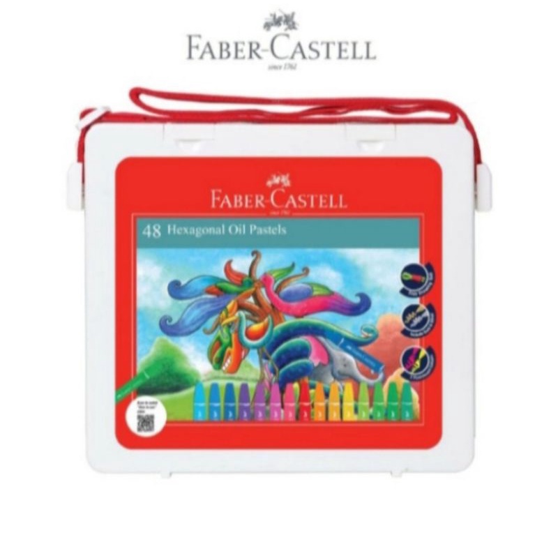 

Hexagonal Oil Pastel 48 warna Faber Castell / Crayon Faber Castell 48 warna / Krayon 48 warna Faber