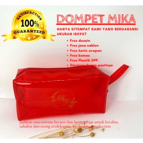 Dompet souvenir mika souvenir pernikahan dompet kubus unik murah souvenir boxy bahan mika hampers-1