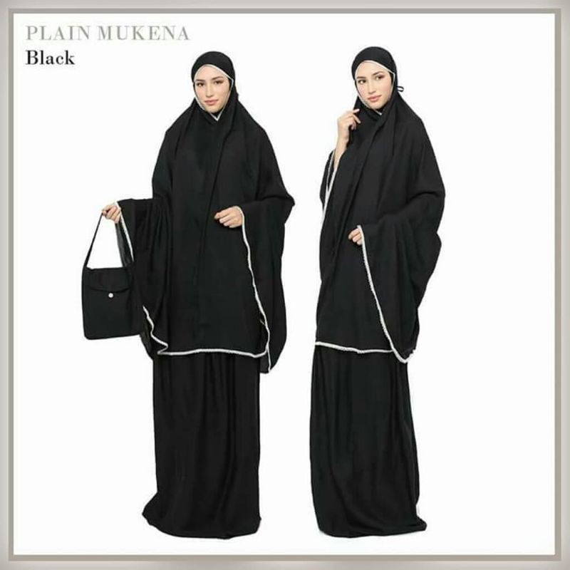 (JUMBO)MUKENAH POLOS RENDA