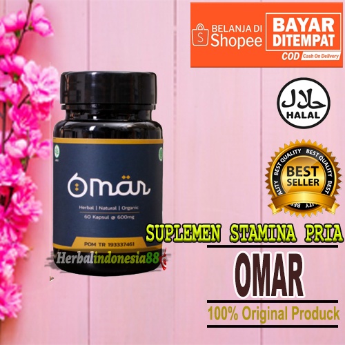 SELLER MERAPAT !!! OBAT HERBAL STAMINA PRIA OMAR ORIGINAL - OMAR SUPLEMEN STAMINA PRIA DEWASA