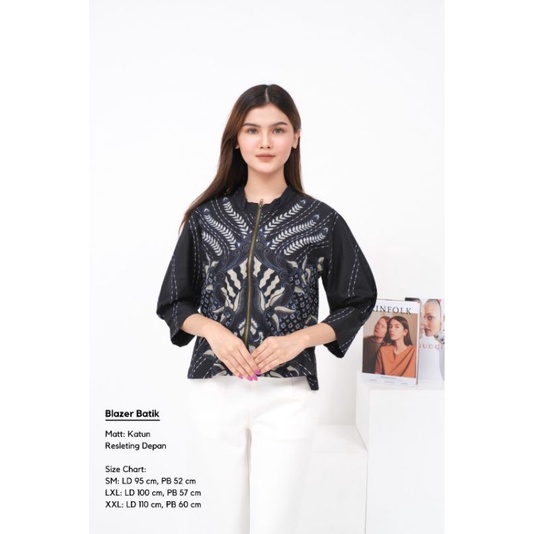 BLAZER BATIK WANITA ATASAN BATIK WANITA