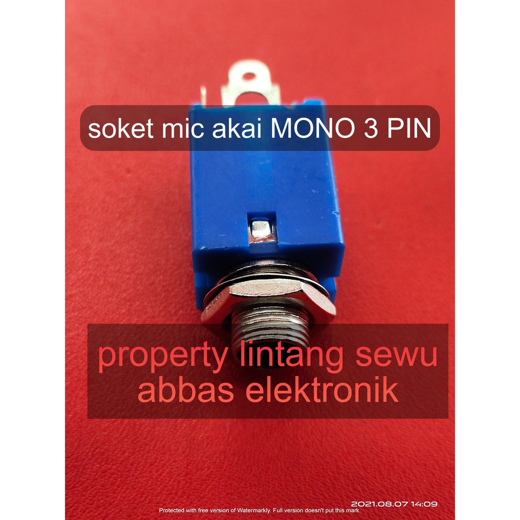 SOKET AKAI MONO SOCKET SOCET MIK MIC AKAI MONO