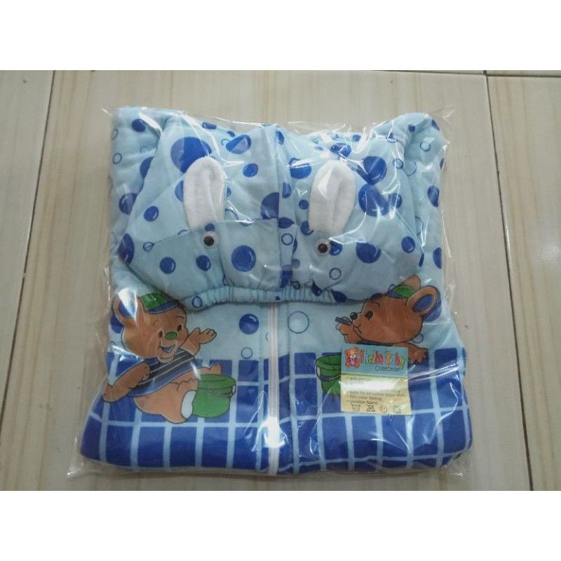 JAKET BAYI SUPER TEBAL-bubble, biru