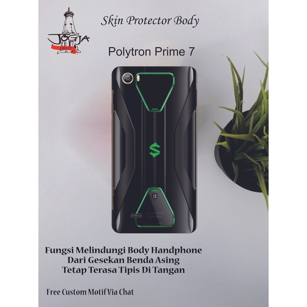 dapat 2Pcs Garskin Hp Polytron Prime 7 Motif gs - Free Custom motif via chat