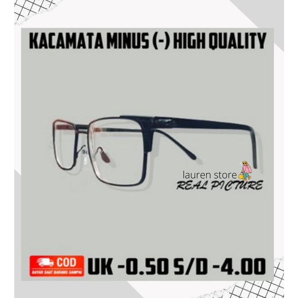 Kacamata jarak jauh / kacamata minus remaja mode terbaru / kacamata rabun jauh kekinian fashionable/