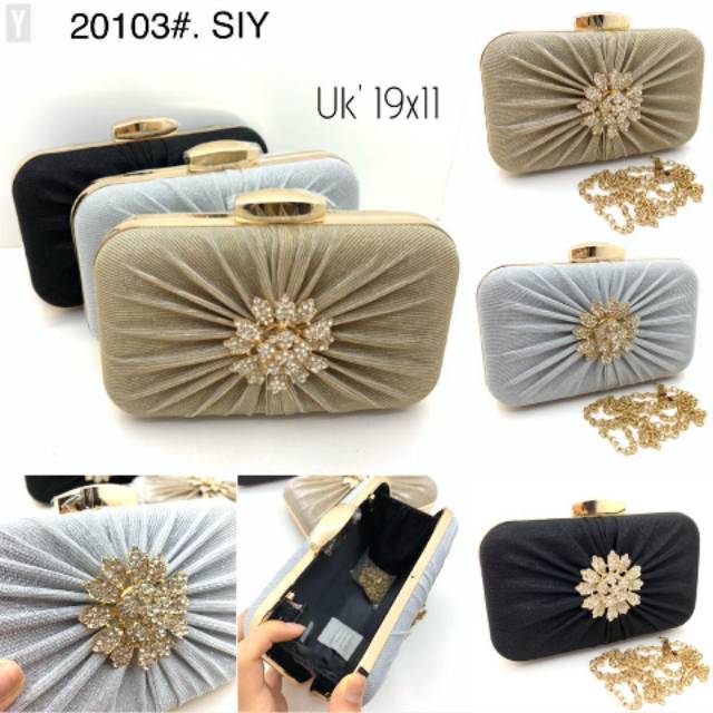 Tas pesta rose Glitter