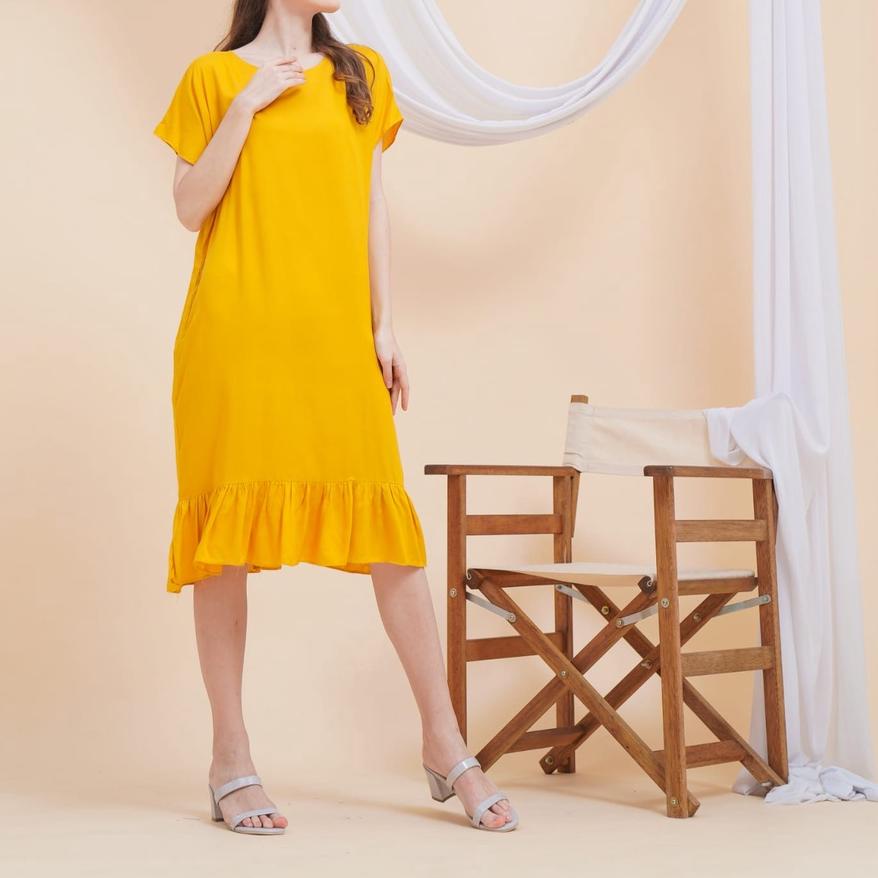 『Obral』 DASTER RUFFLE WANITA BUSUI RESLETING DEPAN BUMIL KEKINIAN MODEL KOREA JEPANG REMAJA MIDI PIY