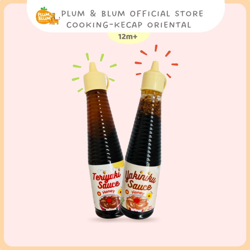 Plum &amp; Blum Kecap Organik Saus Oriental MPASI 140 g / Plum and Blum Kecap Manis / Kecap Asin / Saos Teriyaki / Saos Yakiniku / Bayi Anak 1 tahun+