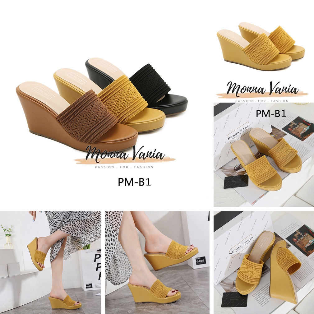 PR Monna Vania Wedges Sandals #PM-B1