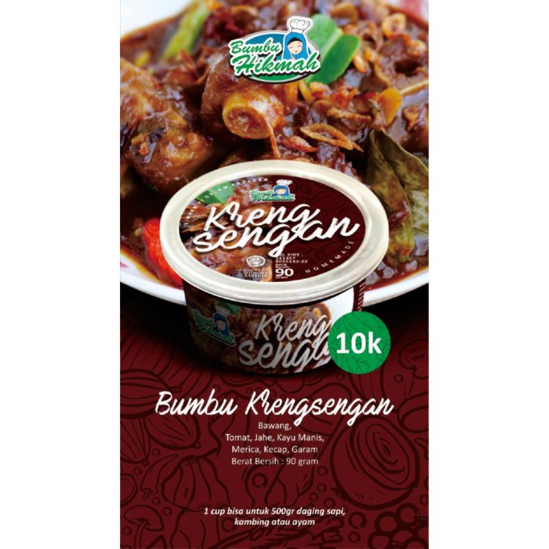 

Bumbu Hikmah KRENGSENGAN NON-MSG