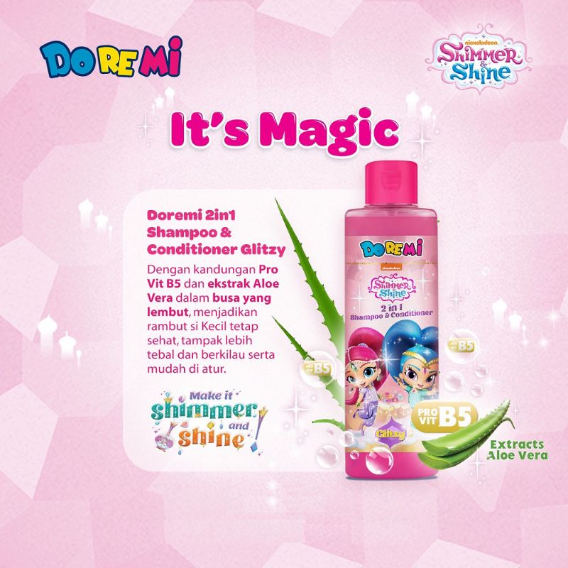 Doremi shampoo & conditioner glitzy 200 ml