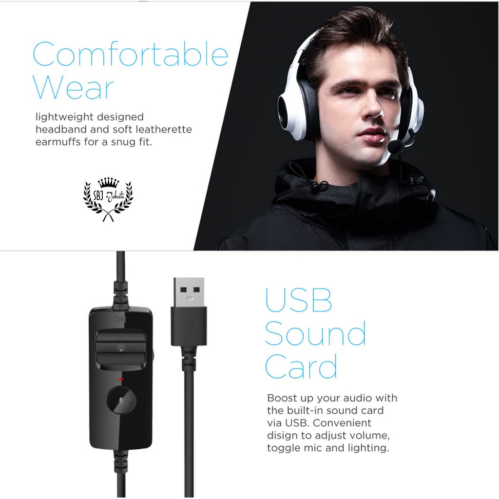 HEADPHONE HECATE G2 II G2 pro Headset Headphone gaming USB 7.1 Surround 50mm NdFeb Driver