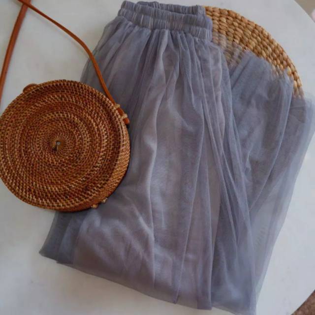 Rok tutu premium / rok polos tutu panjang / rok tile rok jaring-4