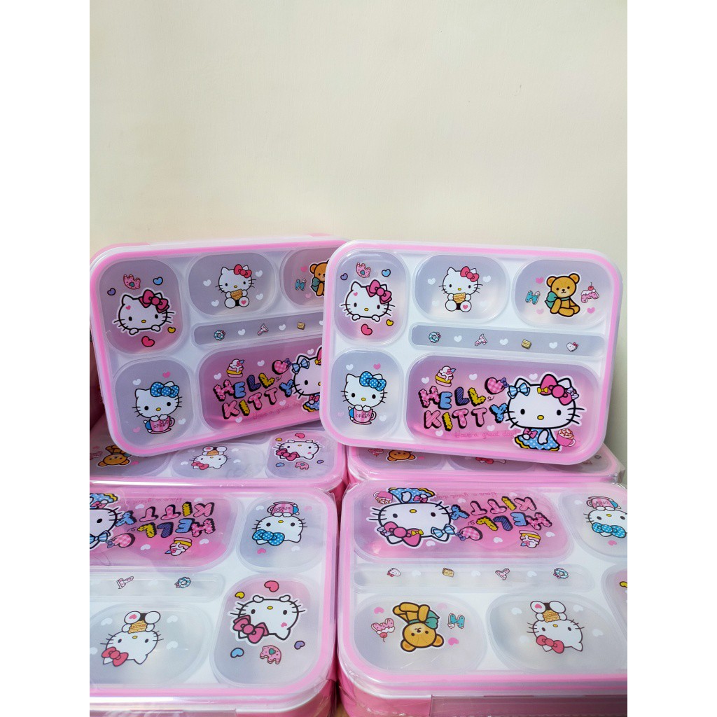 KOTAK MAKAN 6 SEKAT FREE SENDOK