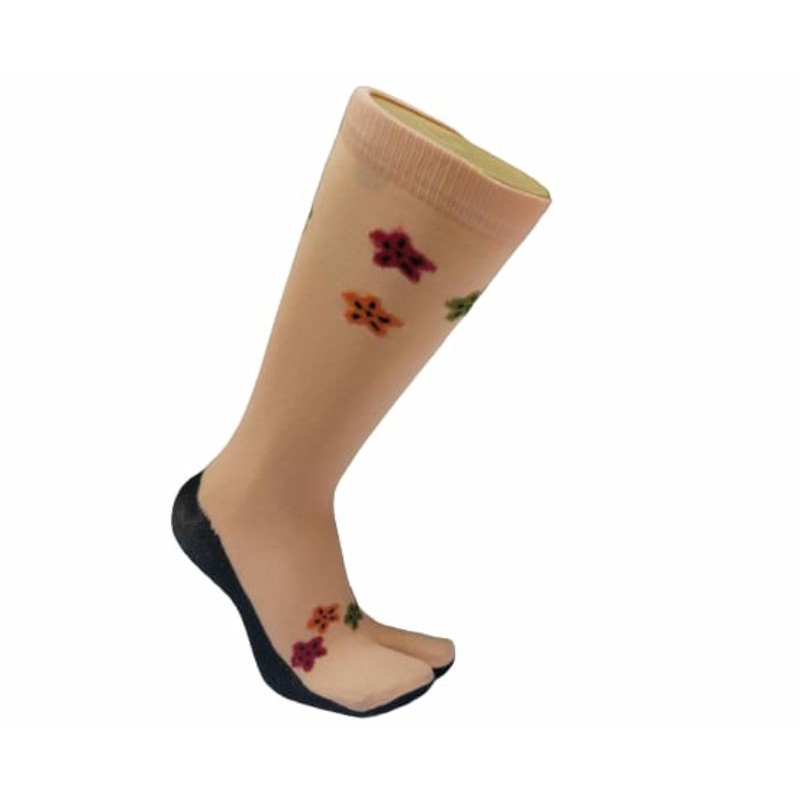 1Pasang,kaos,kaki,jempol kream,motif,Dewasa