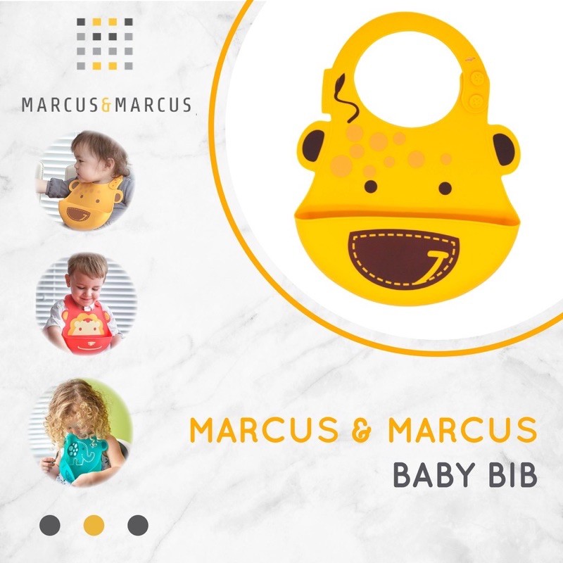 MARCUS&amp;MARCUS Baby Bib - Slabber Makan bayi