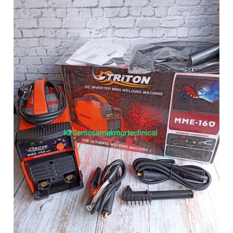 TRITON MME 160 IGBT Inverter Mesin Las Trafo Las Welding Machine 900 W