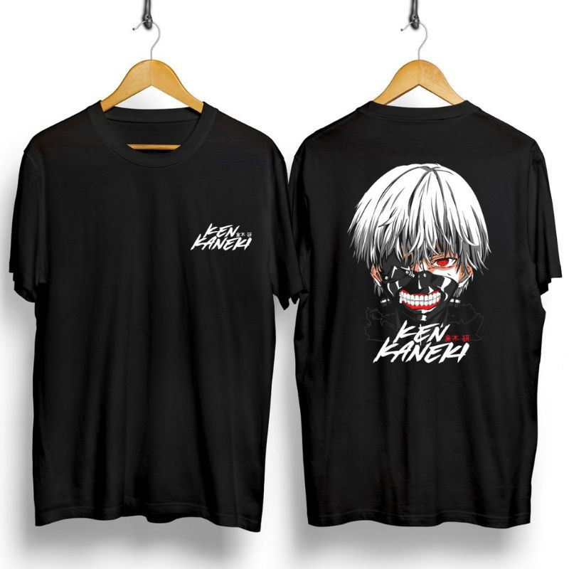 Fourfashion Kaos Pria Kaos Distro KEN KANEKI Black CN887