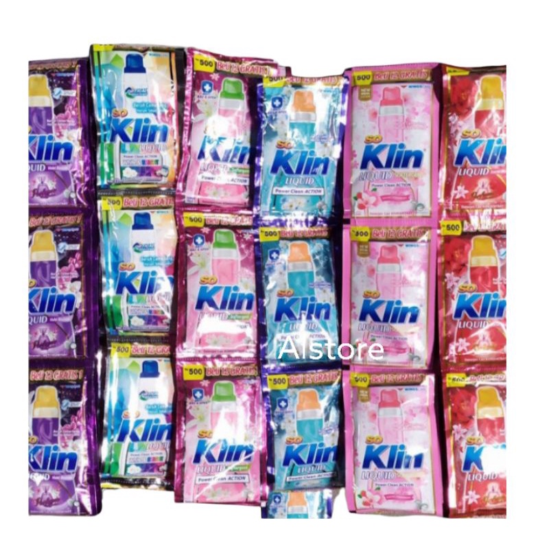So klin liquit detergent 22ml / so klin cair sachet
