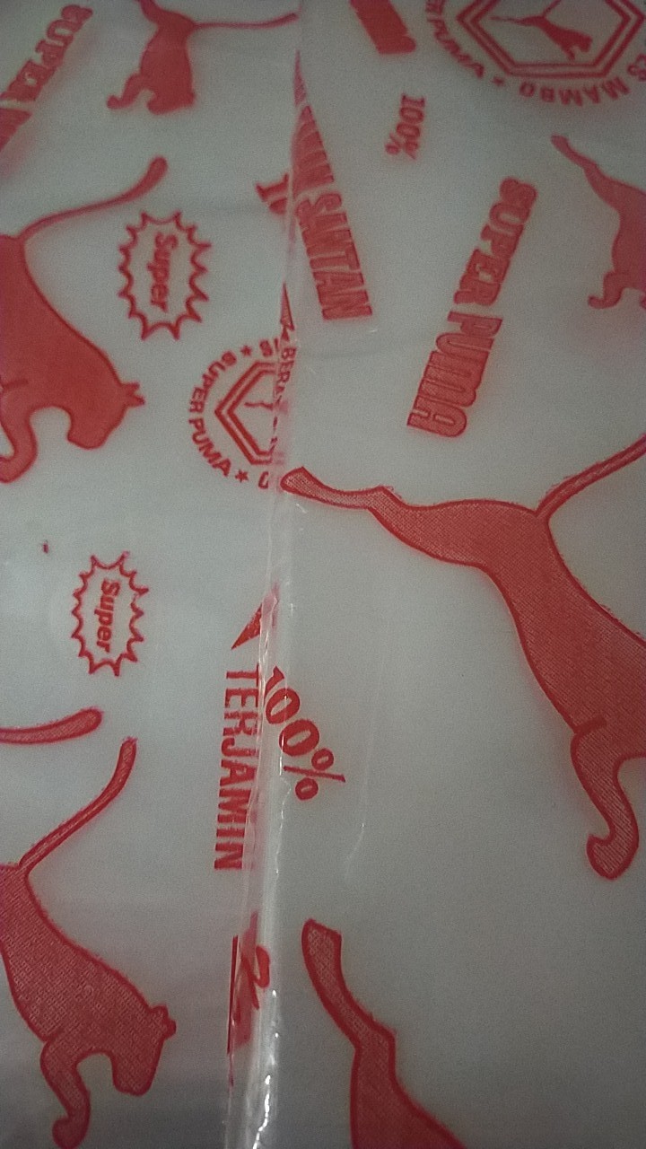 Plastik Pe Cap Puma Ukuran 1/2 Kg (12x25cm)